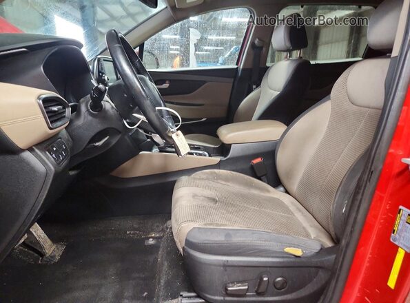 5NMS33AD4LH210060 2020 HYUNDAI SANTA Red წინა სალონის ხედი