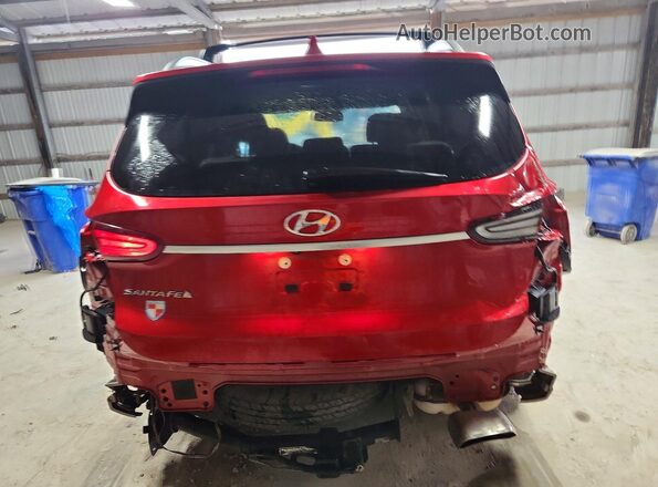 5NMS33AD4LH210060 2020 HYUNDAI SANTA Red უკანა ხედი