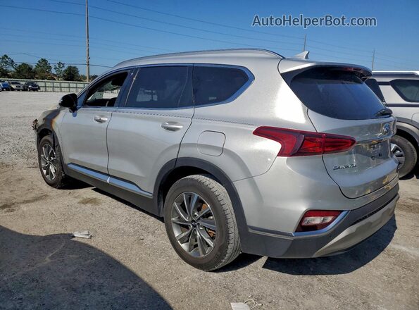 5NMS33AD5KH007497 2019 HYUNDAI SANTA Silver Հետևի ձախ