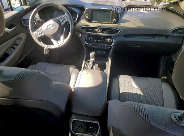 5NMS33AD5KH007497 2019 HYUNDAI SANTA Silver Առջևի վահանակի տեսք