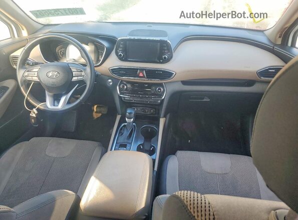 5NMS33AD5LH234724 2020 HYUNDAI SANTA Белый Вид панели приборов