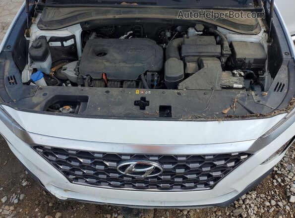 5NMS33AD5LH234724 2020 HYUNDAI SANTA Белый Вид задней части салона