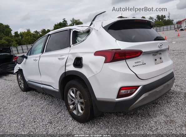 5NMS33AD5LH246985 2020 HYUNDAI SANTA FE White Trasero izquierdo
