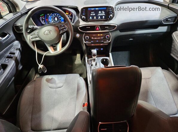 5NMS33AD6KH049841 2019 HYUNDAI SANTA Gray Widok deski rozdzielczej