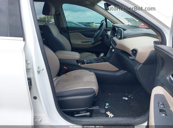 5NMS33AD6KH085755 2019 HYUNDAI SANTA FE White Front interior view