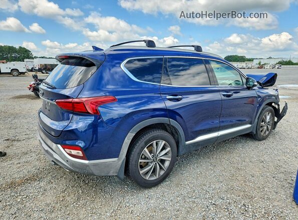 5NMS33AD6LH175294 2020 HYUNDAI SANTA Blue Rear right