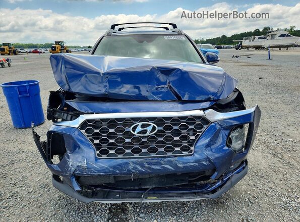 5NMS33AD6LH175294 2020 HYUNDAI SANTA Blue Front view