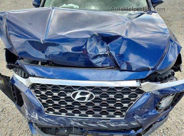5NMS33AD6LH175294 2020 HYUNDAI SANTA Blue Engine compartment view