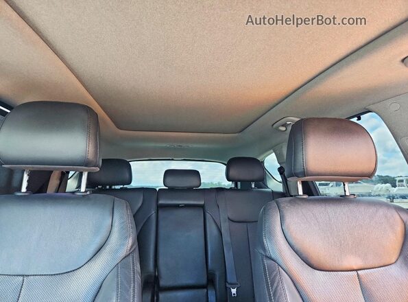 5NMS33AD6LH175294 2020 HYUNDAI SANTA Blue Rear seats view