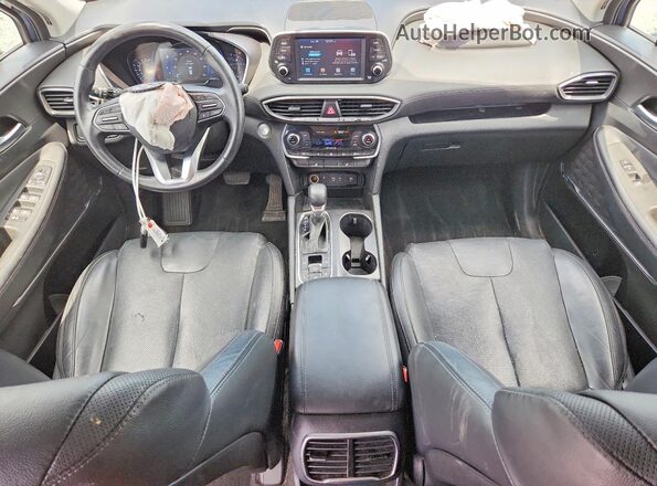 5NMS33AD6LH175294 2020 HYUNDAI SANTA Blue Dashboard view