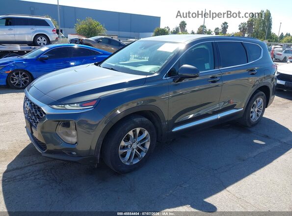 5NMS33AD6LH262967 2020 HYUNDAI SANTA FE Gray Передня ліва чверть