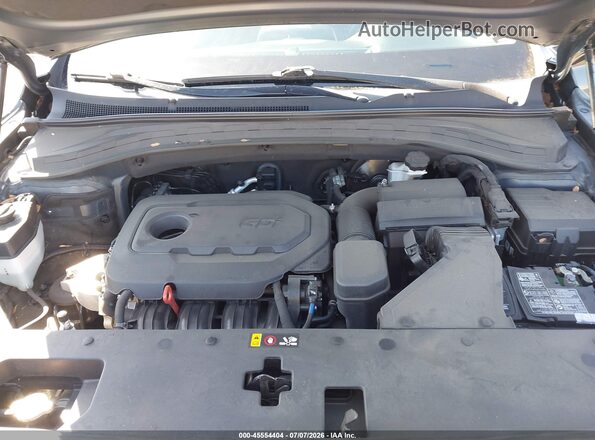 5NMS33AD6LH262967 2020 HYUNDAI SANTA FE Gray Вид ззаду