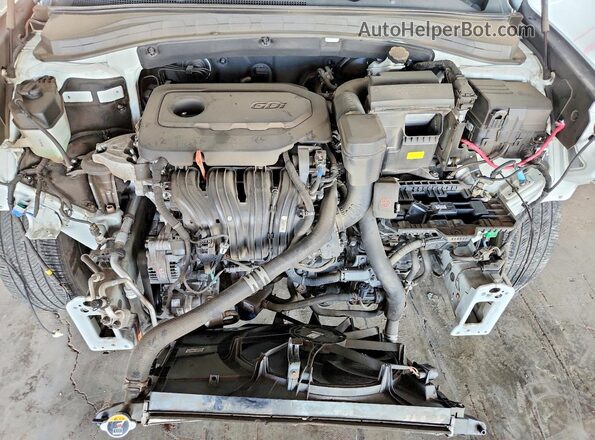 5NMS33AD7KH022390 2019 HYUNDAI SANTA Белый Вид подкапотного пространства