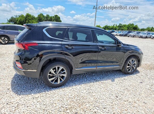 5NMS33AD7KH042123 2019 HYUNDAI SANTA Black უკანა მარჯვენა