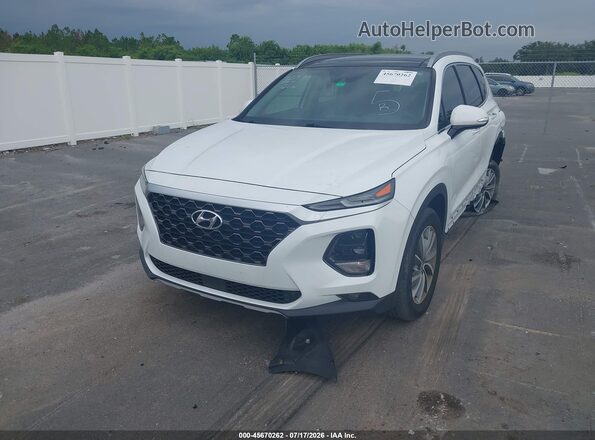 5NMS33AD7LH151926 2020 HYUNDAI SANTA FE White Front left