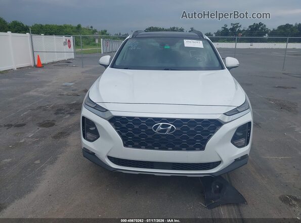 5NMS33AD7LH151926 2020 HYUNDAI SANTA FE White Rear interior view