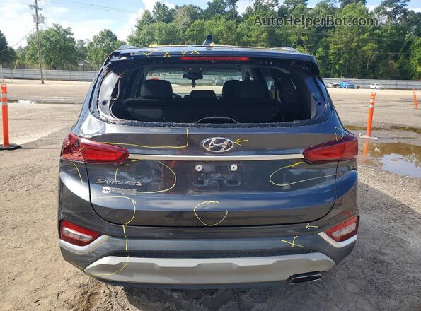 5NMS33AD7LH201661 2020 HYUNDAI SANTA Gray Вид ззаду