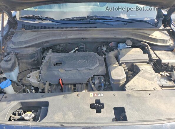 5NMS33AD7LH201661 2020 HYUNDAI SANTA Gray Вид задньої частини салону