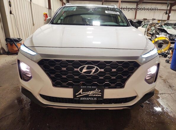 5NMS33AD8KH024178 2019 HYUNDAI SANTA White Vista frontal