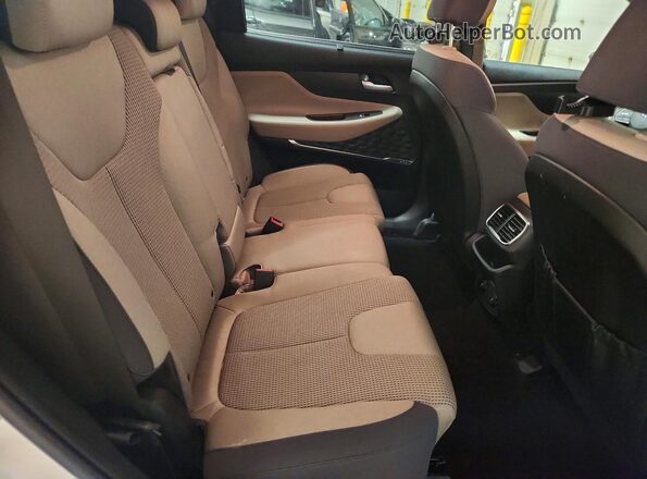 5NMS33AD8KH024178 2019 HYUNDAI SANTA White Vista interior trasera