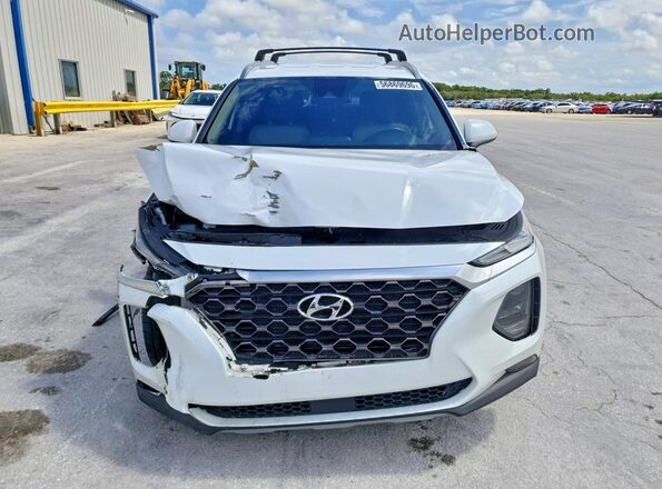 5NMS33AD8KH059321 2019 HYUNDAI SANTA White Widok z przodu