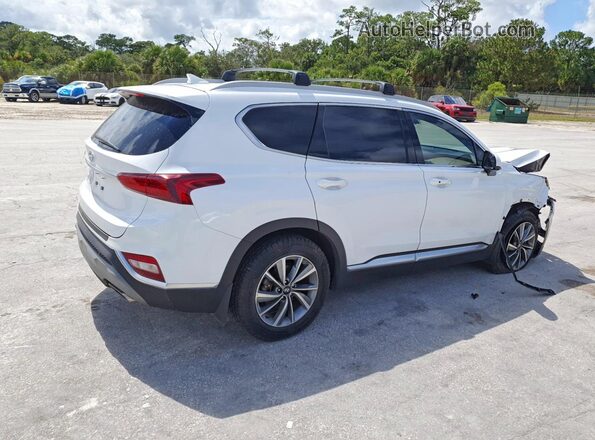 5NMS33AD8KH059321 2019 HYUNDAI SANTA White Tył prawy