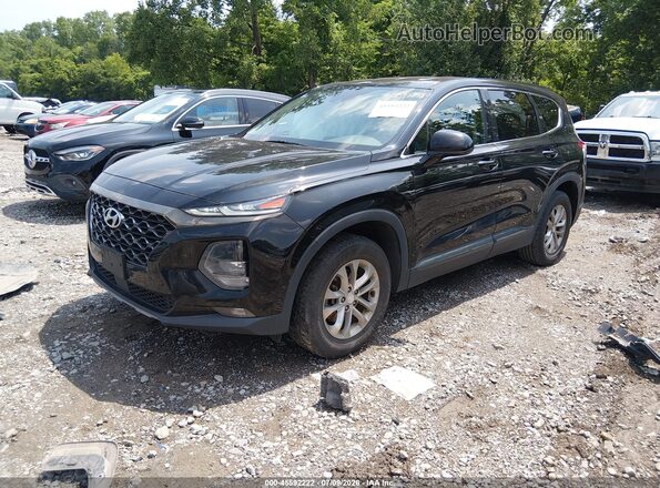 5NMS33AD8KH128282 2019 HYUNDAI SANTA FE Black Przód lewy