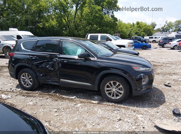 5NMS33AD8KH128282 2019 HYUNDAI SANTA FE Black Widok wnętrza z tyłu