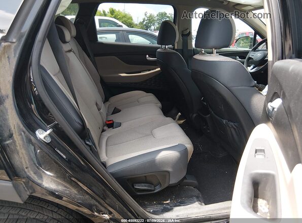 5NMS33AD8KH128282 2019 HYUNDAI SANTA FE Black Widok naklejki z numerem VIN