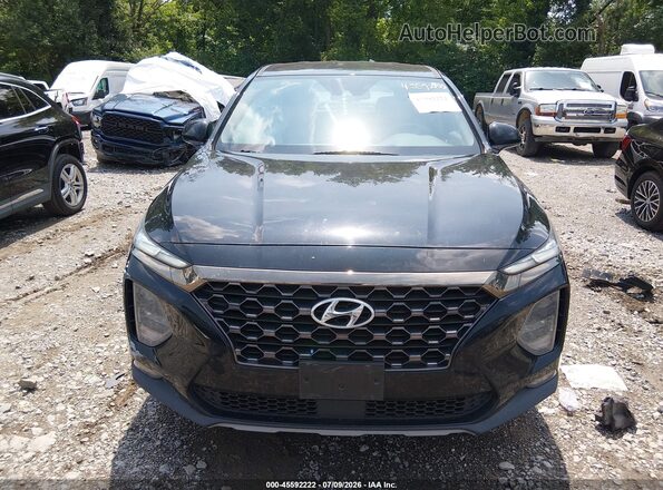 5NMS33AD8KH128282 2019 HYUNDAI SANTA FE Black Widok zestawu wskaźników