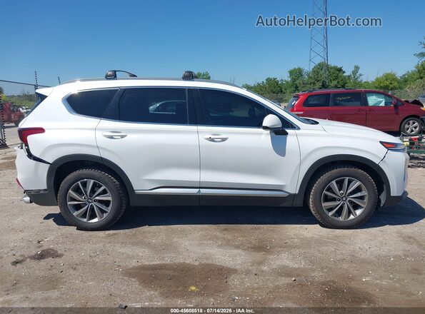 5NMS33AD8LH199399 2020 HYUNDAI SANTA FE White Rear interior view