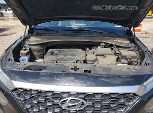 5NMS33AD8LH228982 2020 HYUNDAI SANTA Black Սալոնի հետևի տեսք