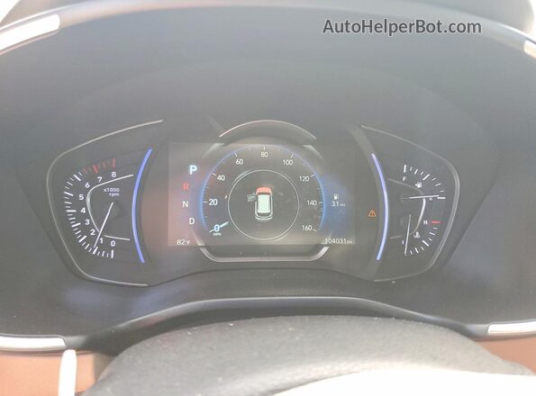 5NMS33AD8LH228982 2020 HYUNDAI SANTA Black Սարքավորումների վահանակի տեսք