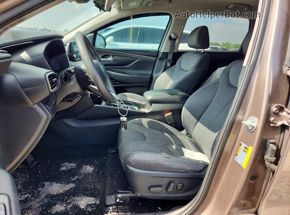 5NMS33AD8LH232871 2020 HYUNDAI SANTA Brown Vista interior delantera