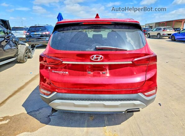 5NMS33AD8LH240131 2020 HYUNDAI SANTA Red Հետևի տեսք