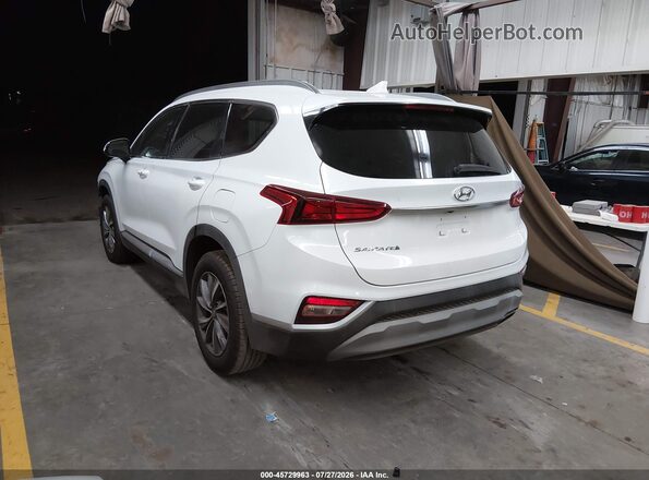 5NMS33AD9KH071834 2019 HYUNDAI SANTA FE White Trasero izquierdo
