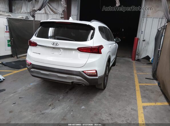5NMS33AD9KH071834 2019 HYUNDAI SANTA FE White Trasero derecho