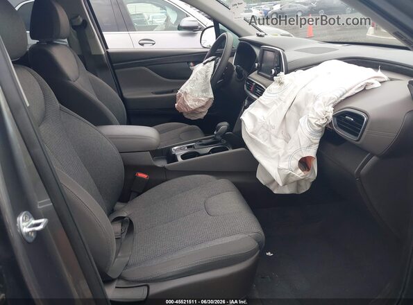 5NMS33AD9KH128503 2019 HYUNDAI SANTA FE Gray Вид салону спереду