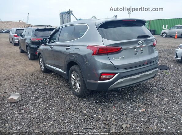 5NMS33AD9KH128503 2019 HYUNDAI SANTA FE Gray Задня ліва чверть