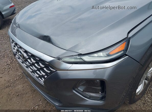 5NMS33AD9KH128503 2019 HYUNDAI SANTA FE Gray Вид спереду