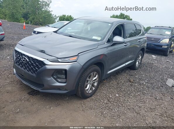 5NMS33AD9KH128503 2019 HYUNDAI SANTA FE Gray Передня ліва чверть