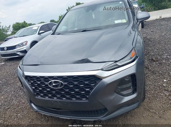 5NMS33AD9KH128503 2019 HYUNDAI SANTA FE Gray Вид щитка приладів