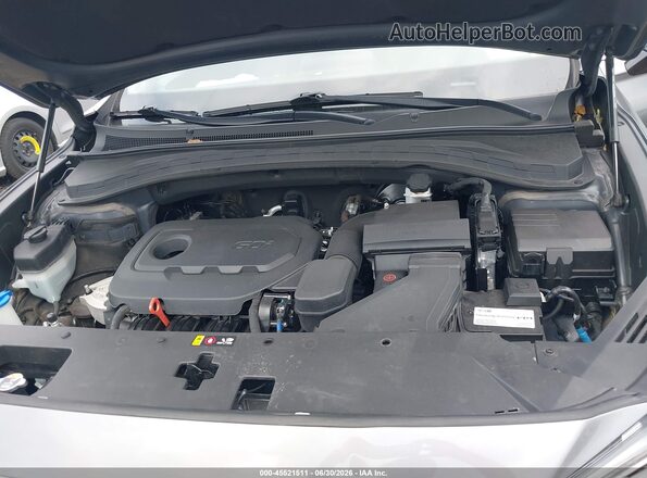 5NMS33AD9KH128503 2019 HYUNDAI SANTA FE Gray Вид ззаду