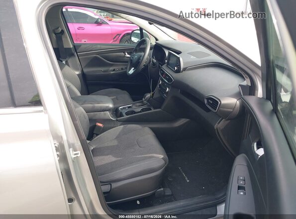 5NMS33AD9LH231521 2020 HYUNDAI SANTA FE Silver Widok wnętrza z przodu