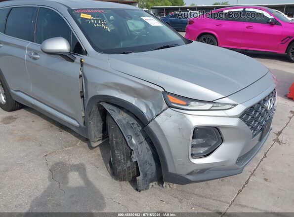 5NMS33AD9LH231521 2020 HYUNDAI SANTA FE Silver Widok z przodu
