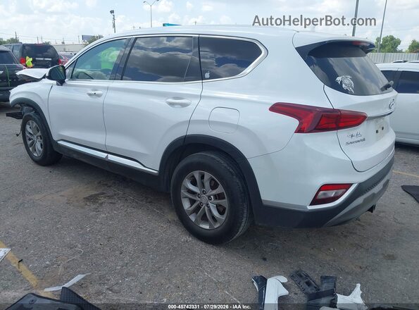 5NMS33ADXKH016955 2019 HYUNDAI SANTA FE White Հետևի ձախ