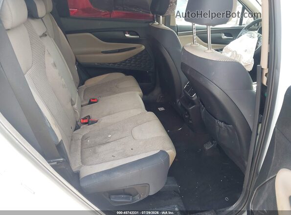 5NMS33ADXKH016955 2019 HYUNDAI SANTA FE White VIN կոդի պիտակի տեսք