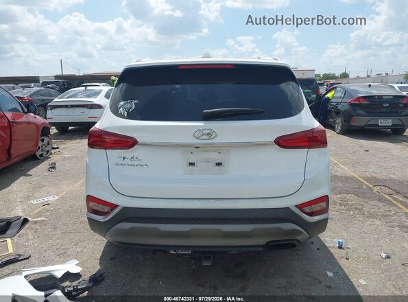 5NMS33ADXKH016955 2019 HYUNDAI SANTA FE White 