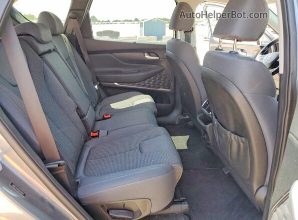 5NMS33ADXKH054816 2019 HYUNDAI SANTA Gray უკანა სალონის ხედი