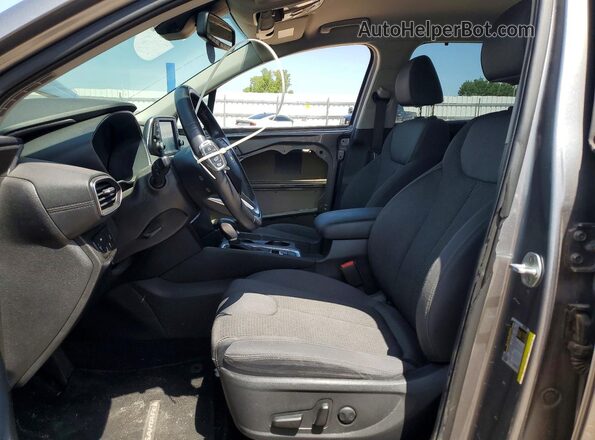 5NMS33ADXKH054816 2019 HYUNDAI SANTA Gray წინა სალონის ხედი